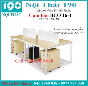 Cụm  bàn làm việc BCO16-4