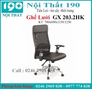 Ghế xoay lưới GX203.2-HK