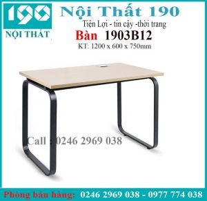 Bàn làm việc chân sắt 1903B12