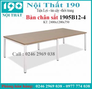 Bàn họp chân sắt 1905B12-4